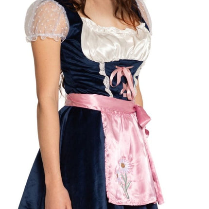 Blauwe Dirndl Jurk Oktoberfest Lily