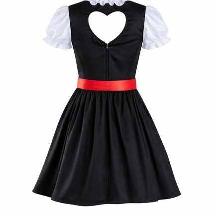 Vestido dirndl rojo para el Oktoberfest «Rosalie»
