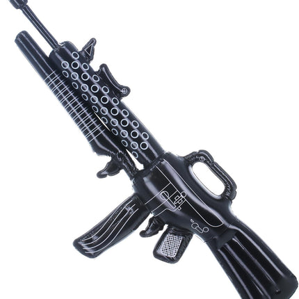 Pistola Hinchable Falsa Negra 1,12m