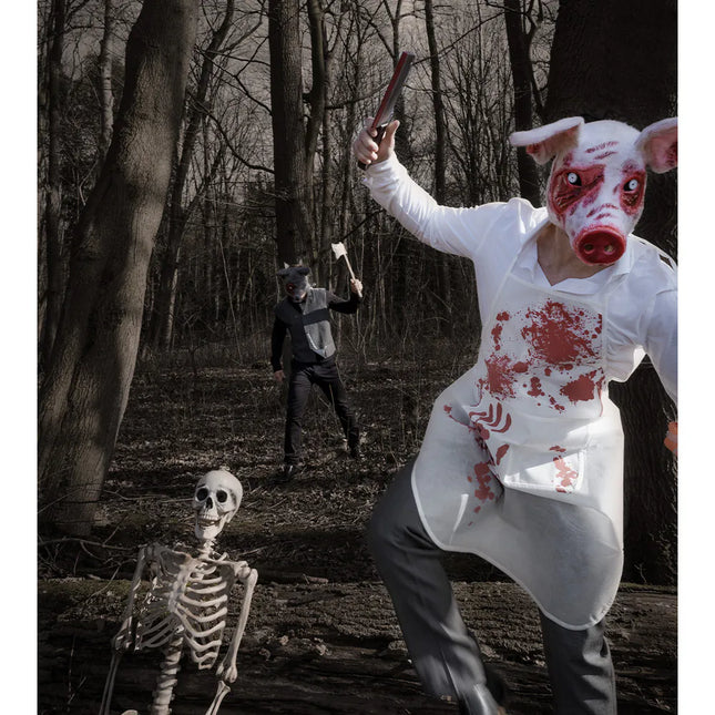 Halloween Masker Varken Bloederig