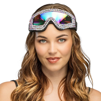 Gafas de esquí de fiesta «La folie»