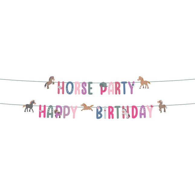Feliz Cumpleaños Letterslinger Caballos Felices 1,5m