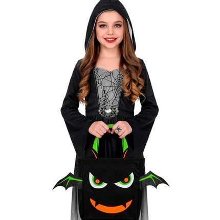 BOLSA DE «TRICK OR TREAT» CON MURCIÉLAGOS