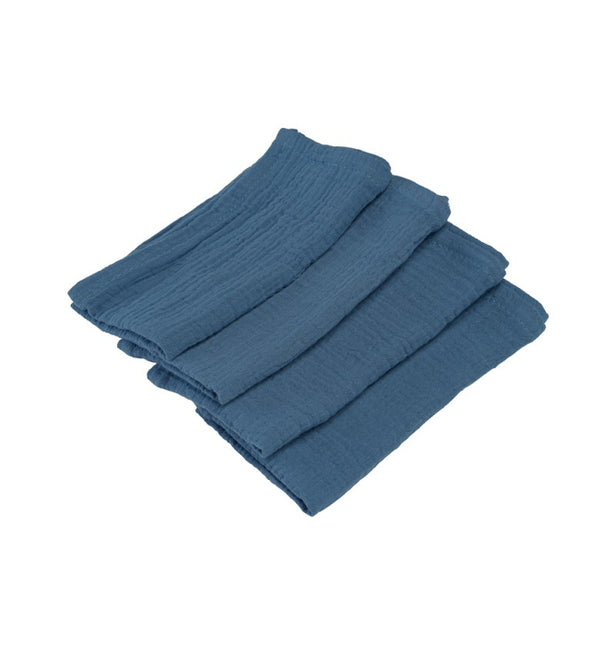 Servilletas de Algodón Azul Oscuro 40cm 4uds