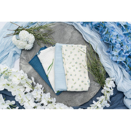 Servilletas de Algodón Florales 40cm 4pcs