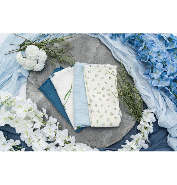 Servilletas de Algodón Florales 40cm 4pcs