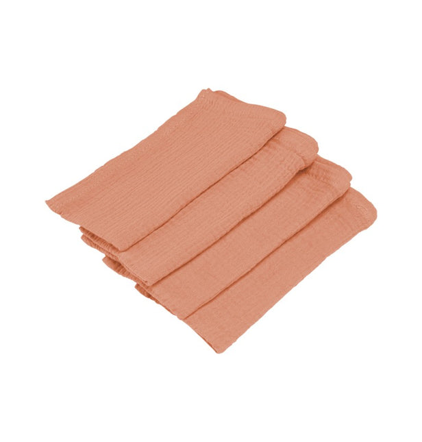 Servilletas Naranja Algodón 40cm 4ud