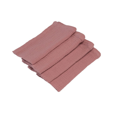 Servilletas de algodón rosa 40cm 4ud