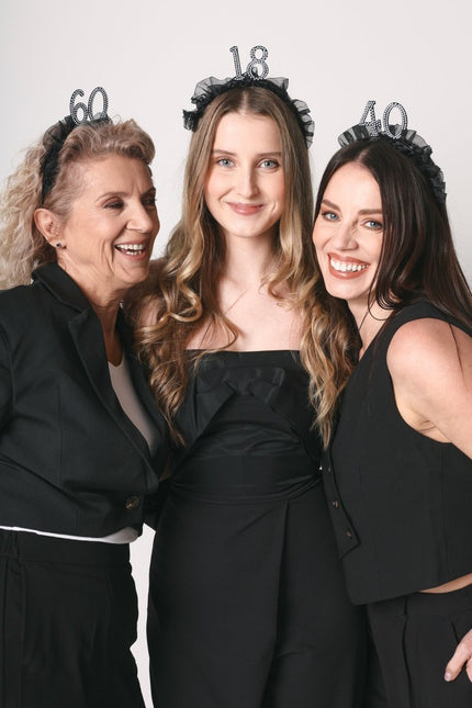 40 Jaar Haarband Zwart van Partydeco koop je bij Partywinkel