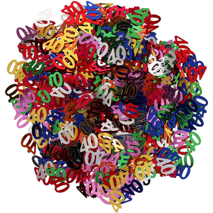 40 Jaar Tafeldecoratie / Sierconfetti van Folat koop je bij Partywinkel
