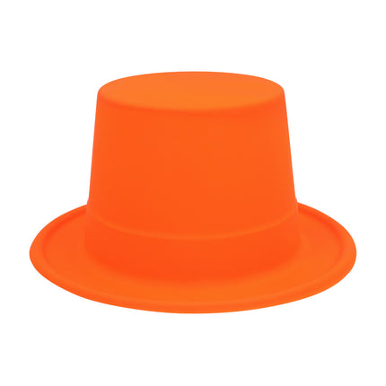 Sombrero de neón naranja