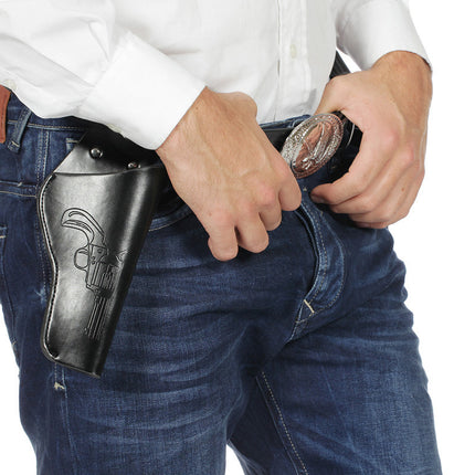 Funda Negra Tobillera Con Balas 1,35m