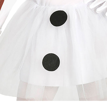 Vestido Muñeco de Nieve Niña
