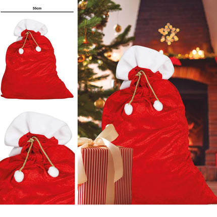 Bolsa de Navidad Roja 95cm