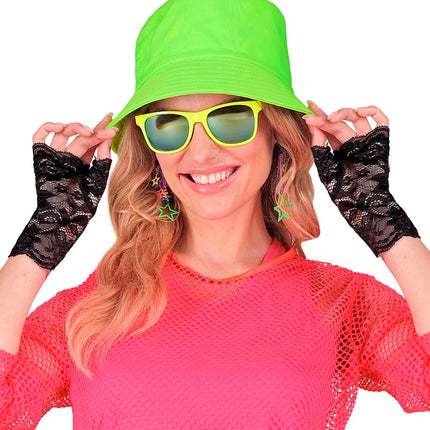 GUANTES DE ENCAJE NEGRO