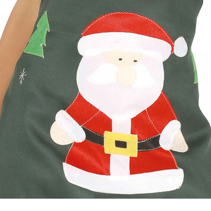 Delantal de Navidad Santa 85cm