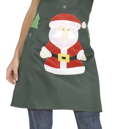 Delantal de Navidad Santa 85cm