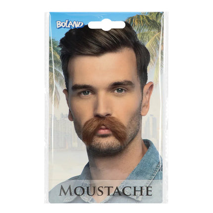 Bigote marrón
