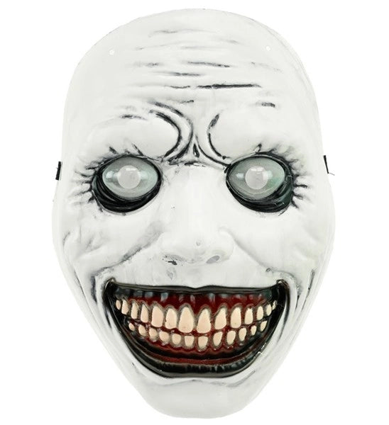 Máscara de monstruo de Halloween con ojos saltones