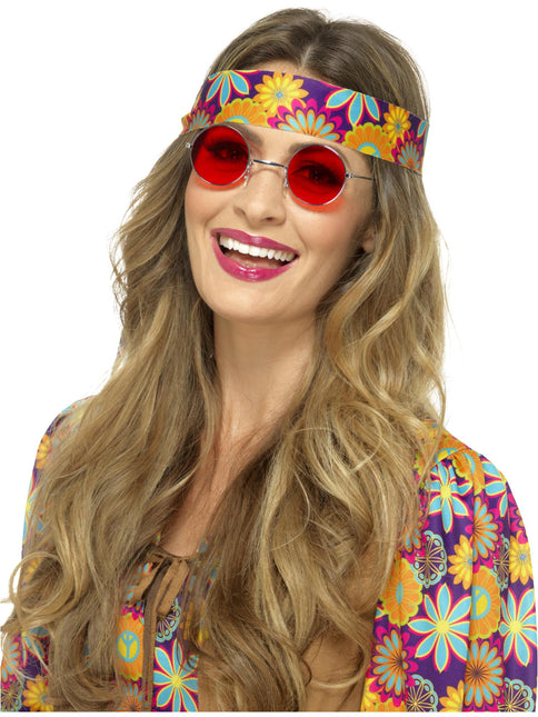 Gafas Hippie Rojo
