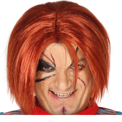Peluca de Muñeca Asesina de Halloween
