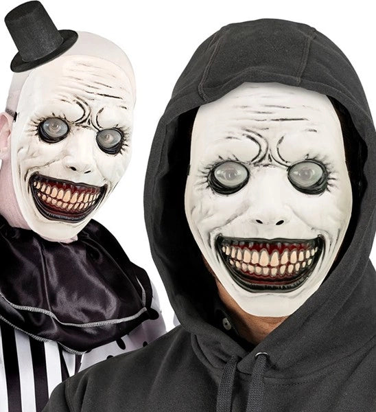 Máscara de monstruo de Halloween con ojos saltones