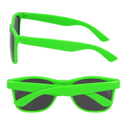 Gafas de fiesta Pop verde neón UV