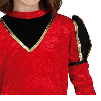 Vestido Pietenpak Niño Rojo/Dorado