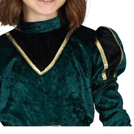 Vestido Pietenpak Niño Verde/Dorado