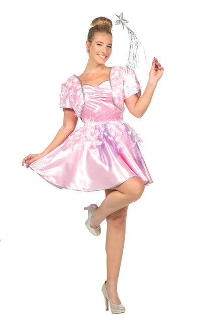 Plumita rosa con flores