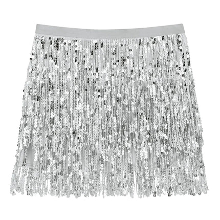 Minifalda Sparkle - Plata