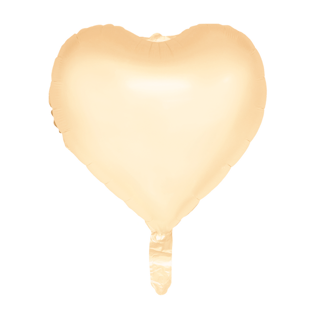 Foilballoon 18'' amarillo pastel - Acuarelas Corazones