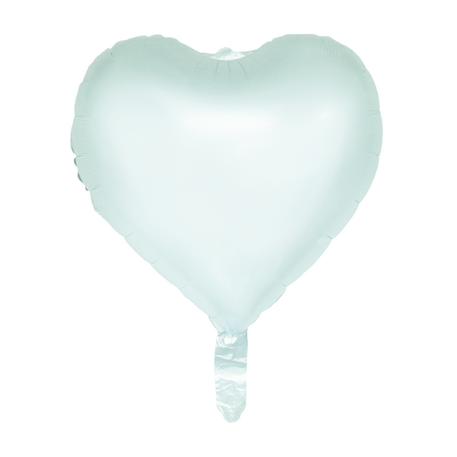 Foilballoon 18'' verde pastel - Acuarelas Corazones