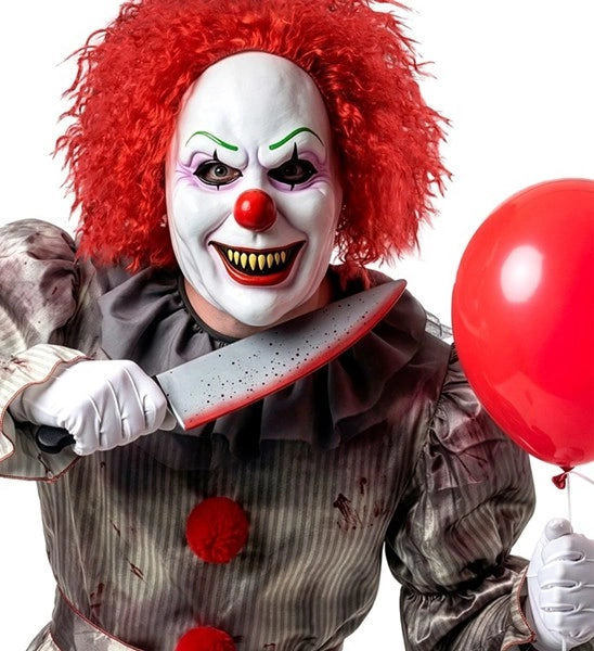 MÁSCARA DE PAYASO MALO - LÁTEX