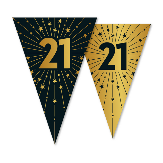 21 Años Guirnalda Oro Negro 10m