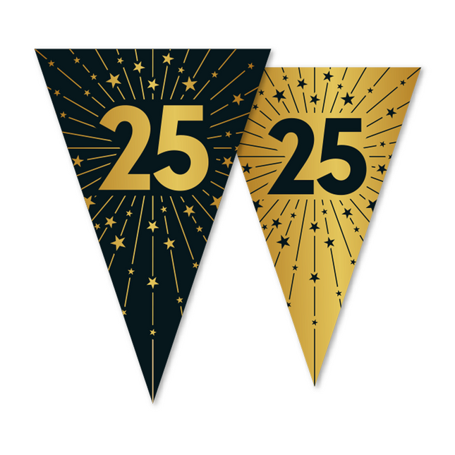 25 Años Guirnalda Oro Negro 10m