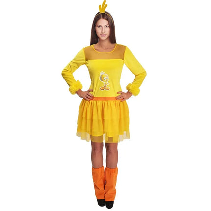 Disfraz Piolín Mujer Amarillo Naranja
