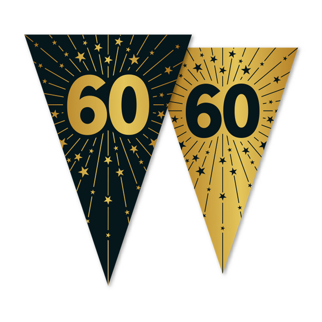 60 Años Guirnalda Oro Negro 10m