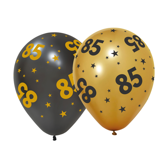 85 Años Globos 31cm 6pcs