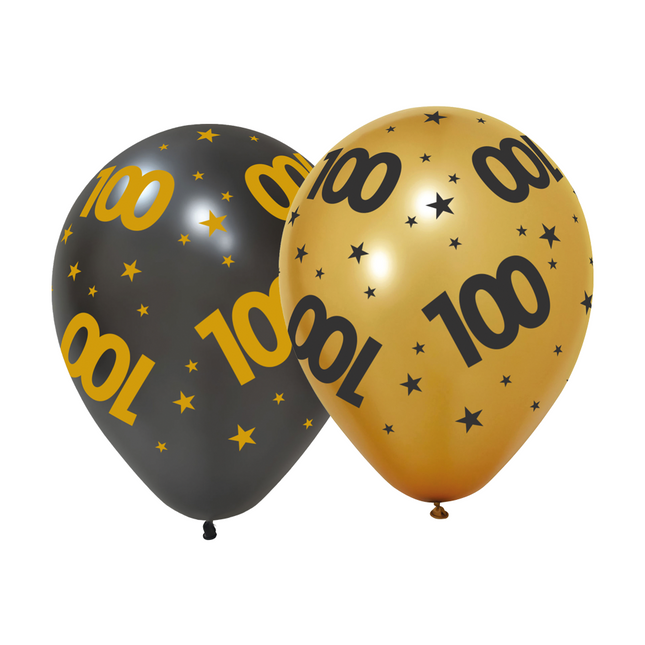Globos 100 Años 31cm 6pcs