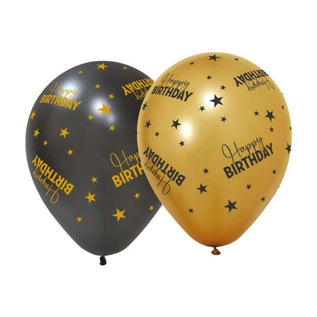 Globos Feliz Cumpleaños 31cm 6pcs