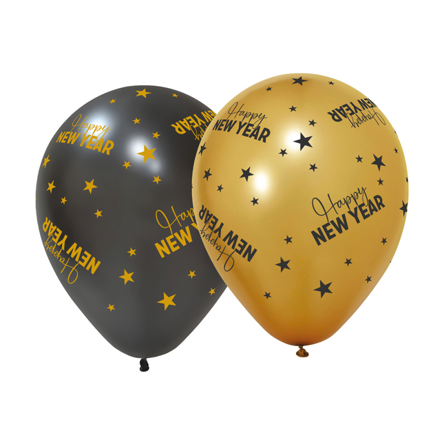 Globos Feliz Año Nuevo 31cm 6pcs