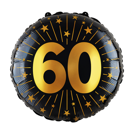 Foilballoon 18" - '60' Celebraciones de Oro