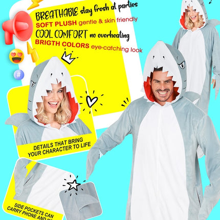 Mono Tiburón con Capucha