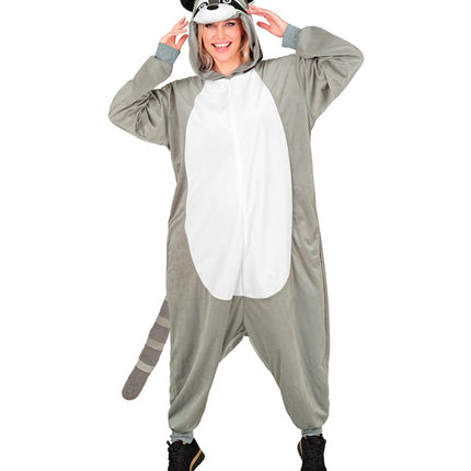 Mono mapache con capucha