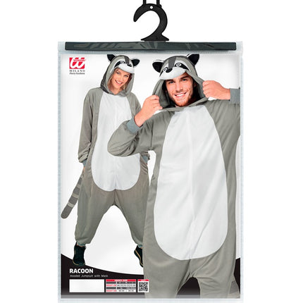 Mono mapache con capucha