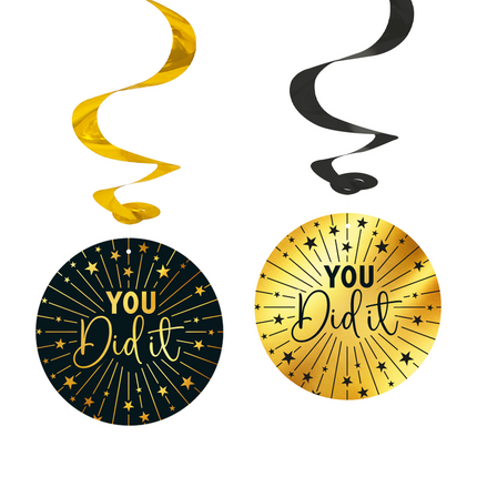Exitosa Decoración Colgante You Did It 4pcs