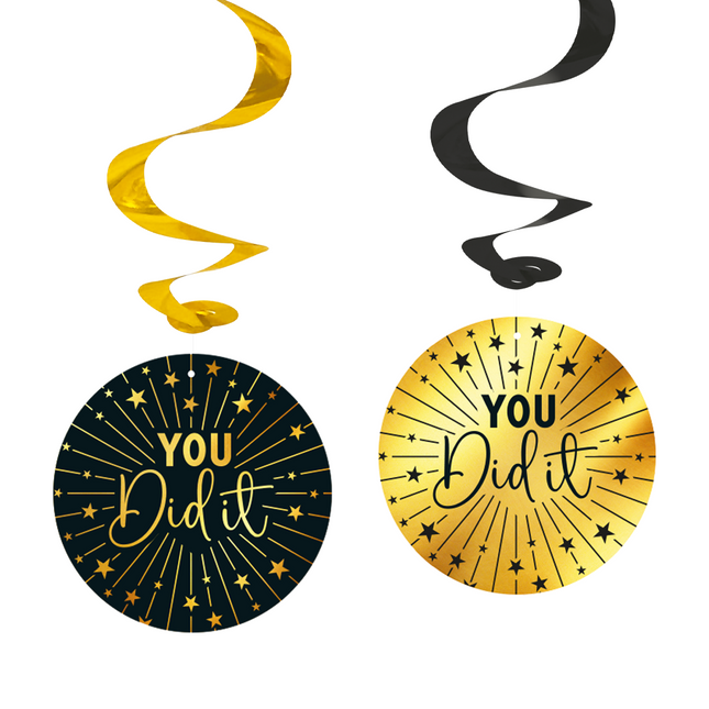 Exitosa Decoración Colgante You Did It 4pcs