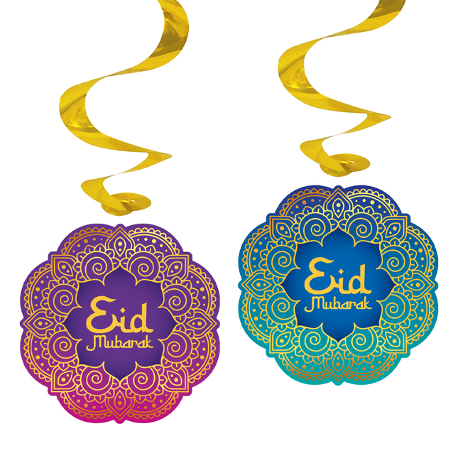 Ramadán Decoración Colgante Eid Mubarak 4pcs