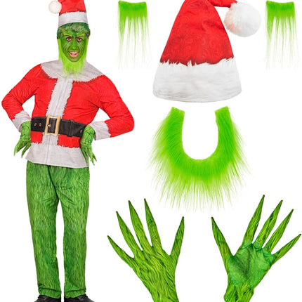 Disfraz del Grinch Rojo Verde